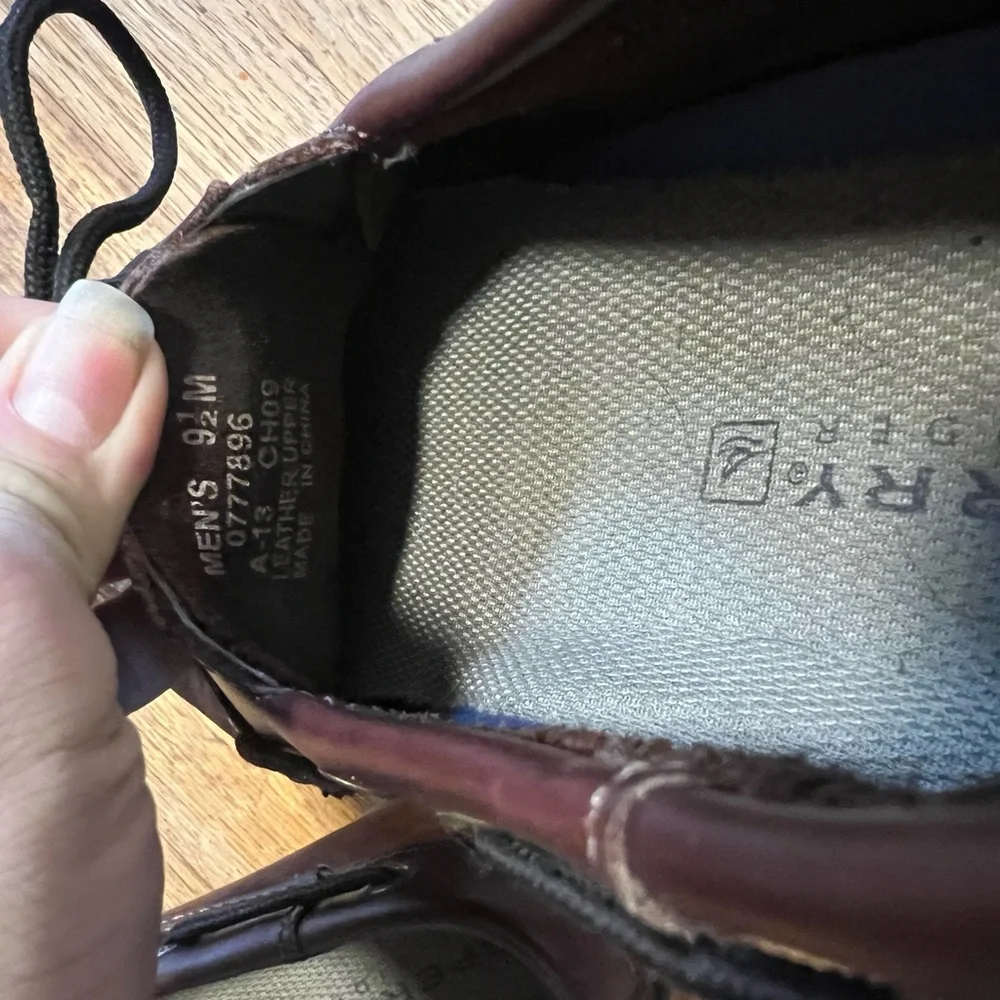 Sperry Men's Rich Brown Leather‎ Boat Shoes